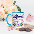 Mimi Gives Great HUGS Lots of LOVE Colorblock Ceramic Mug 6 colors 11 oz Graphic Tee – Bold Style · Great Gift For Fans