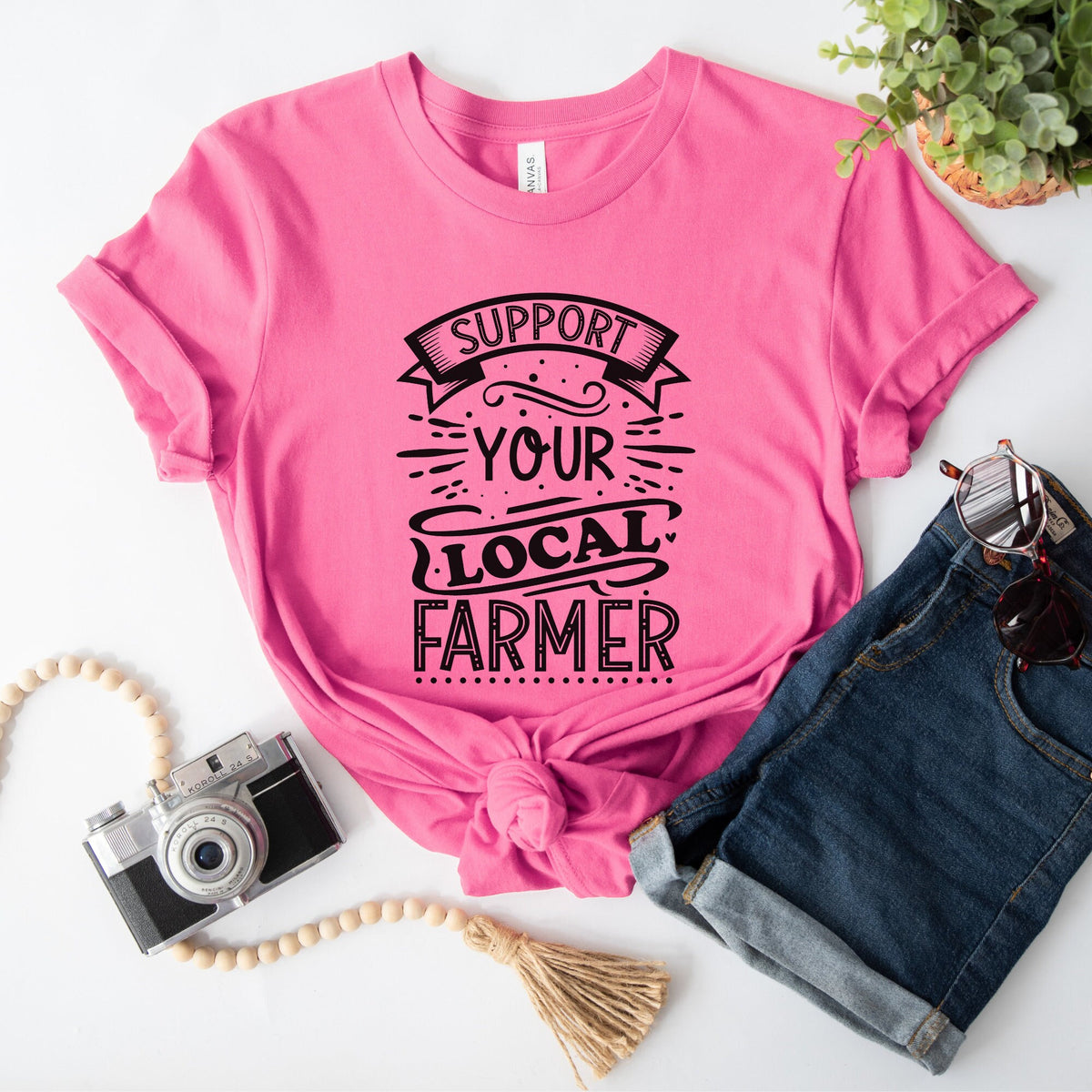 Farmers Market Shirt Support Your Local Farmer Agriculture Shirt Farming Shirt Farmer Gift Farm Life Shirt Thank a Farmer Farmers Tee Graphic Tee – Easygoing Wear · Great Gift For Fans