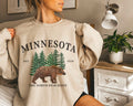 Minnesota Sweatshirt Womens Unisex Minnesota Crewneck Shirt Minnesota State Grizzly Bear Pullover Vacation Gift Sweatshirt – Everyday Comfort · Top Pick For Any Outfit
