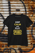 PUBG Keep Calm and Play PUBG T Shirt Gaming T Shirt Black Unisex T Shirt Perfect Gift for Gamers and PUBG Fans Graphic Tee – Fan Favorite · Great Gift For Fans