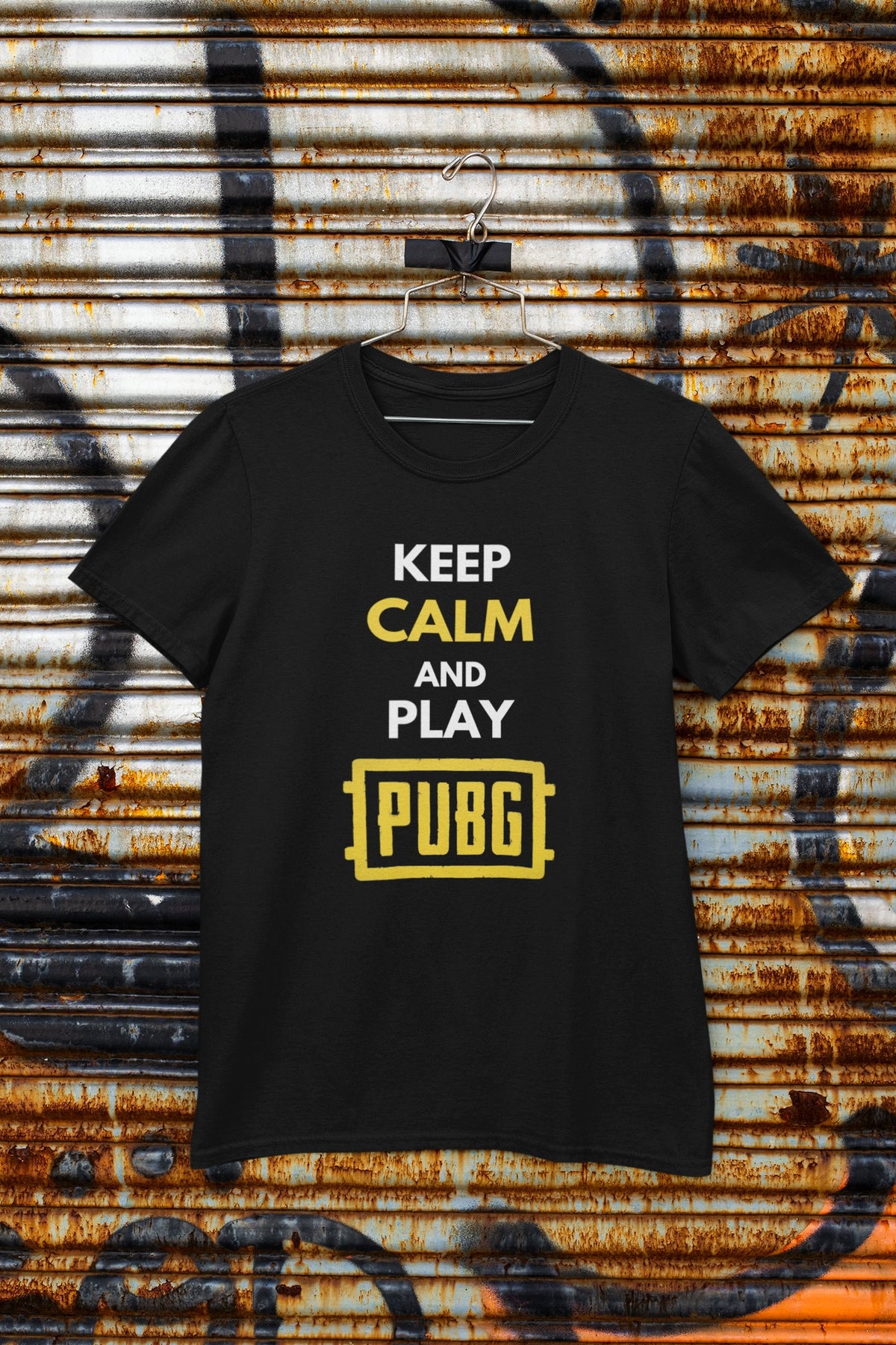 PUBG Keep Calm and Play PUBG T Shirt Gaming T Shirt Black Unisex T Shirt Perfect Gift for Gamers and PUBG Fans Graphic Tee – Fan Favorite · Great Gift For Fans