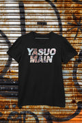 League of Legends Yasuo Main T Shirt Gaming T Shirt Black Unisex T Shirt Perfect Gift for Gamers and League Fans Graphic Tee – Premium Graphic · High-Quality Print