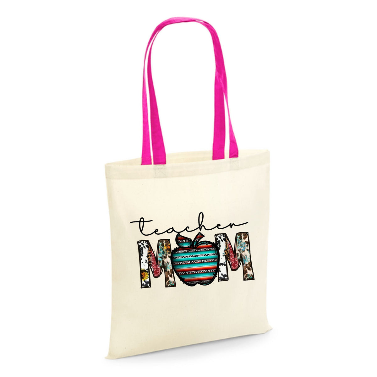 Thank You Teacher Mom Gift 2Colour Canvas Cotton Totes Bags Tote Bag – Easygoing Wear · Perfect For Daily Wear