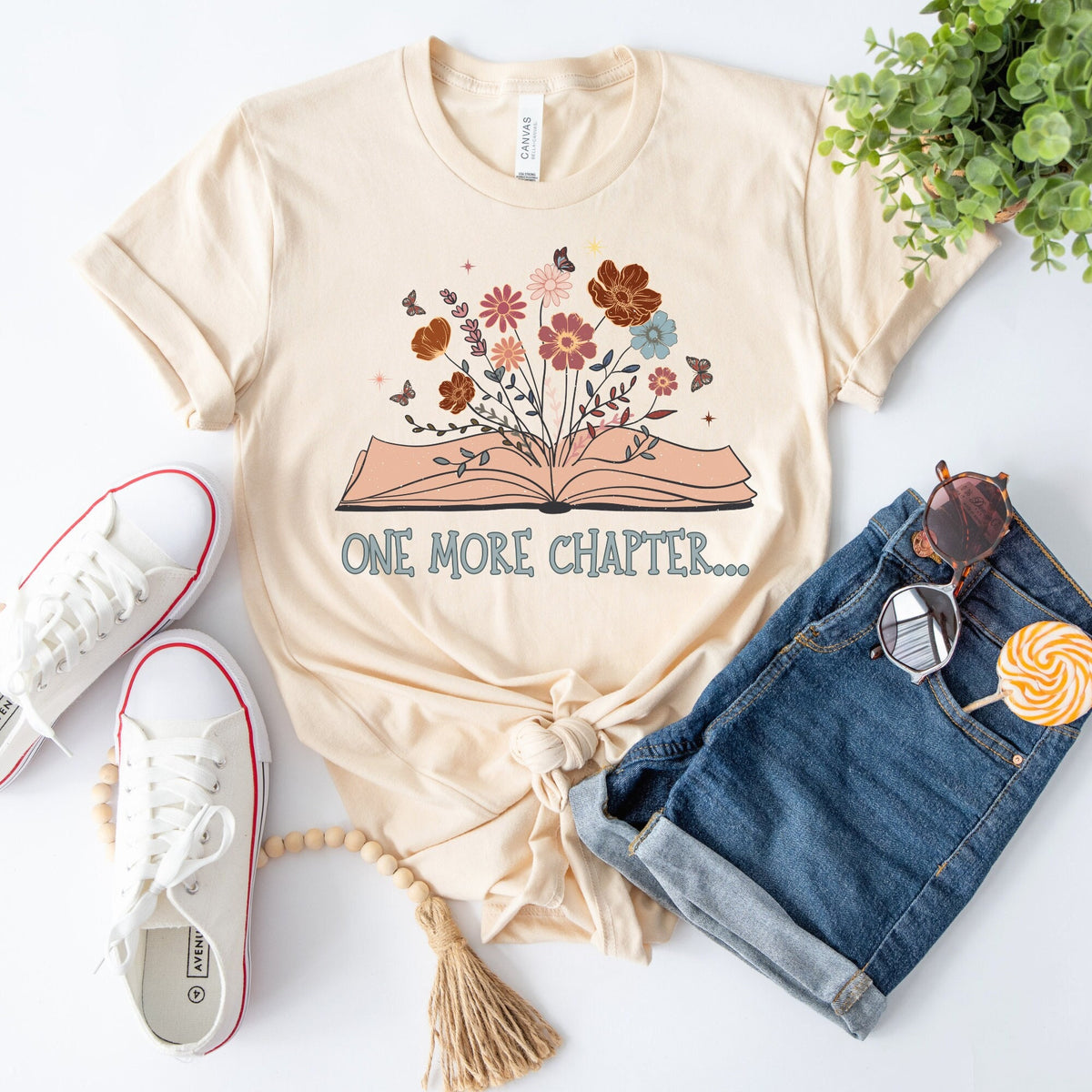 One More Chapter Retro Book Lover Shirt Librarian Shirt Reading Shirt Bookworm Shirt Book Lover Gift Bookworm Gift Librarian Gift Graphic Tee – Cozy Vibes · Must-Have Style
