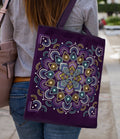 Aztec Mandala Tote Dot Geometry Print Purple Colorful Art Multicolor Graphic Aesthetic Handbag Indie Shoulder Bag Trendy Gift Purse Tote Bag – Bold Style · Top Pick For Any Outfit