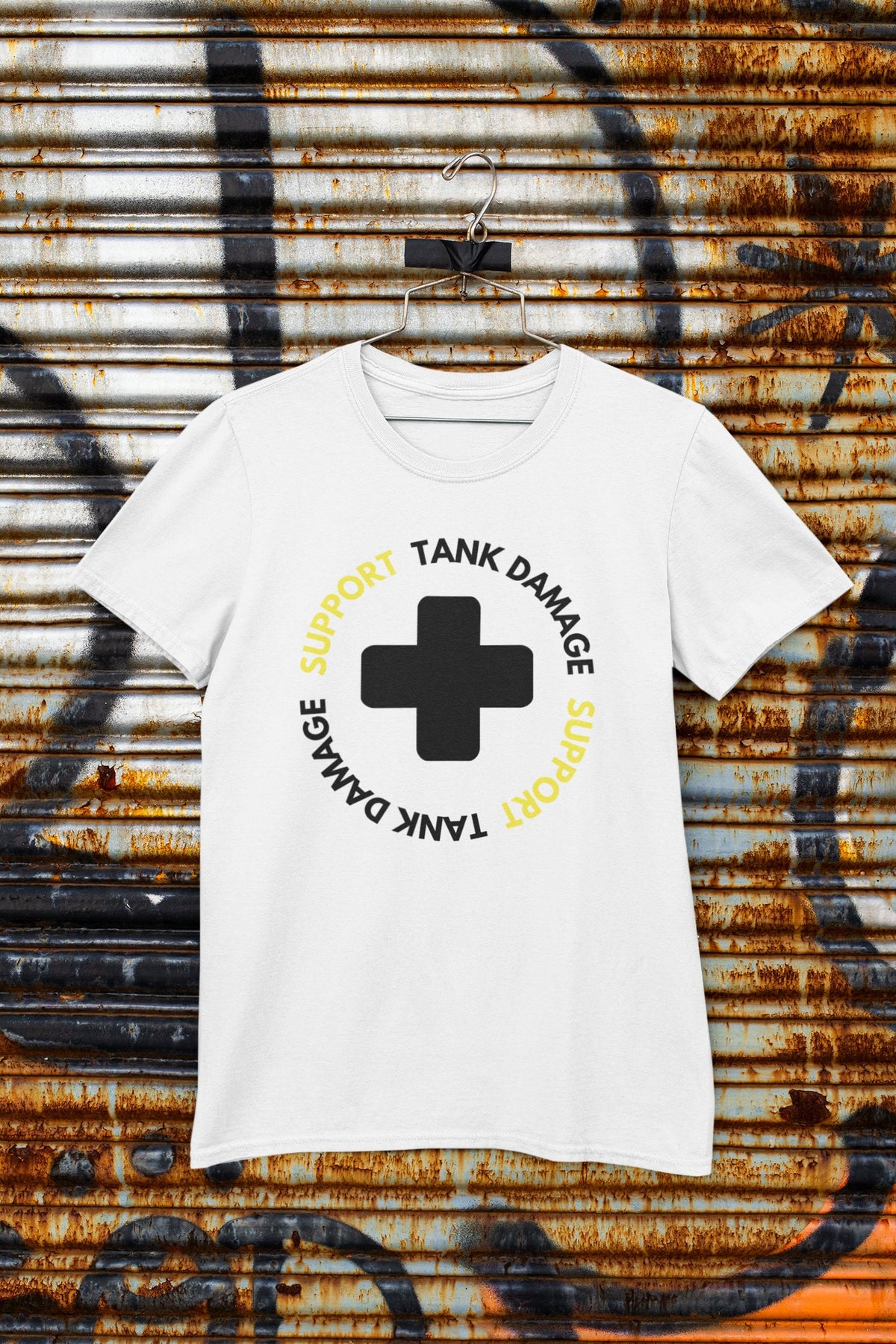 Overwatch 2 Support Role T Shirt Gaming T Shirt Support Damage Tank White Unisex T Shirt Perfect Gift for Gamers and Overwatch Fans Tank Top – Soft Feel · Must-Have Style