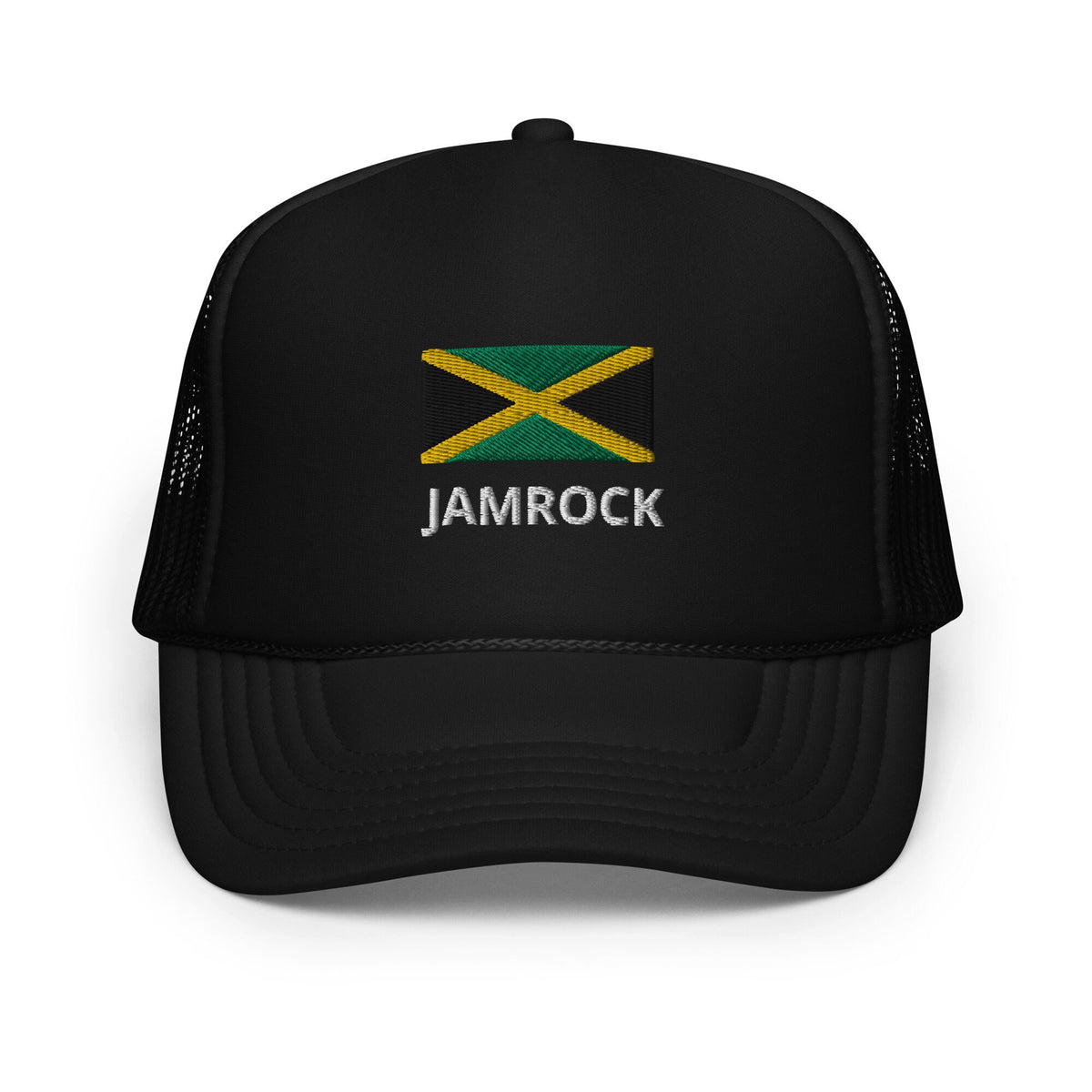 Jamaican Flag Jamrock Foam trucker hat Graphic Tee – Fan Favorite · Top Pick For Any Outfit