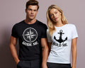 His And Hers Gifts Matching Couples Shirt Mr And Mrs TShirt Guide Me Hold Me Graphic Tee – Bold Style · Trending Graphic Apparel