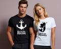 His And Hers Gifts Matching Couples Shirt Mr And Mrs TShirt Im Her Anchor Im His Mermaid Graphic Tee – Warm & Stylish · Must-Have Style