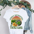 Easily Distracted By Tractors Shirt Farmer Shirt Farmer Gift Farm Wife Shirt Tractor Gift Farm Shirt Farm Life Farming Gift Farm Tee Graphic Tee – Aesthetic Look · Great Gift For Fans