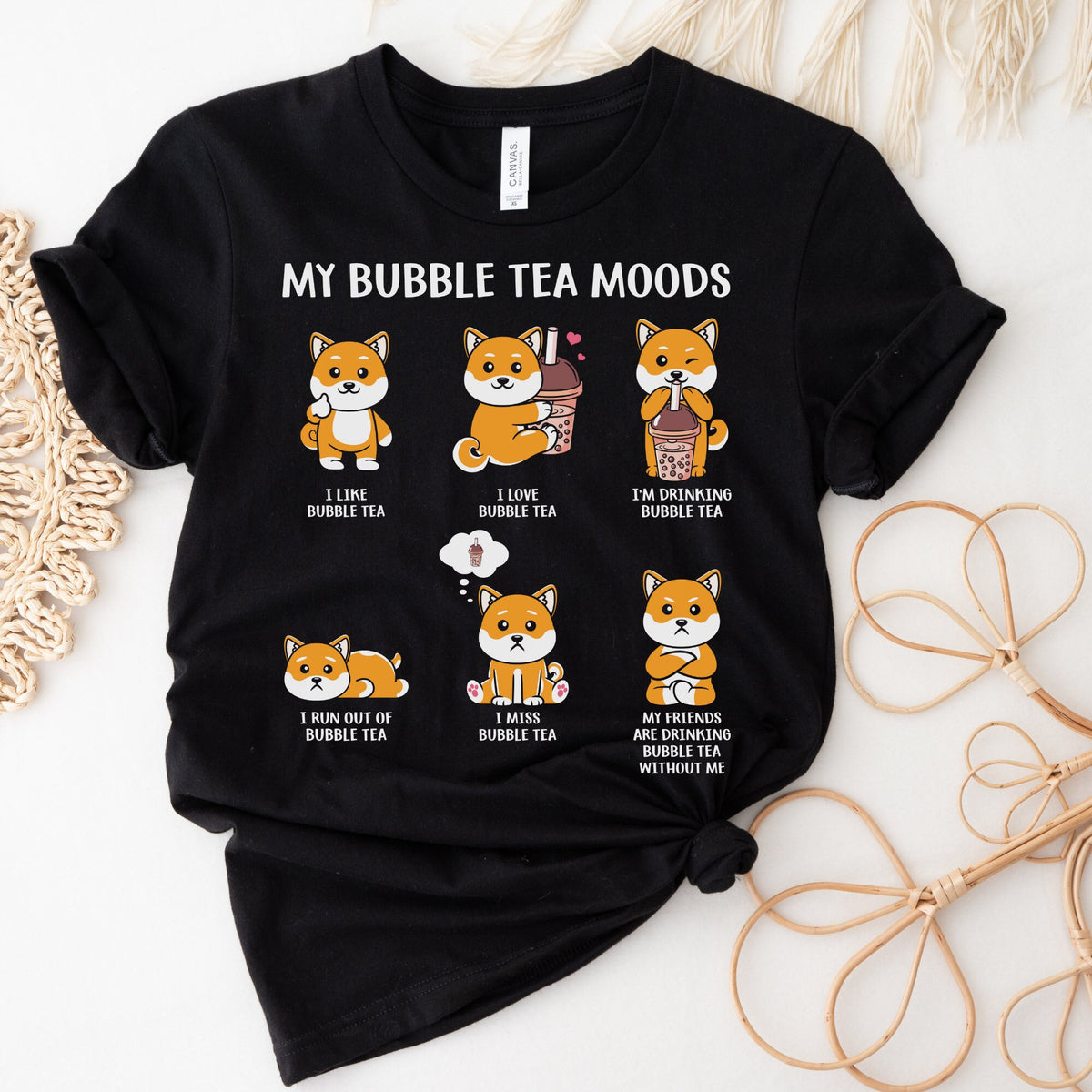 Boba Tea Shirt Shiba Inu Shirt Bubble Tea Kawaii Shirt Kawaii Clothing Shiba Inu Lover Gift Dog Lover Gift Boba Lover Gift Cute Boba Graphic Tee – Fan Favorite · Great Gift For Fans