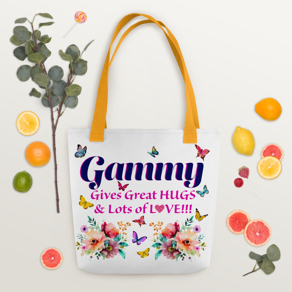 Gammy Gives Great HUGS Lots of LOVE Tote Bag holds up to 44 lbs Tote Bag – Cozy Vibes · Must-Have Style