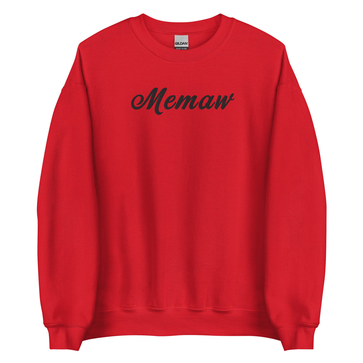 Memaw Embroidered Womens Soft Sweatshirt b Sweatshirt – Feel-Good Design · High-Quality Print