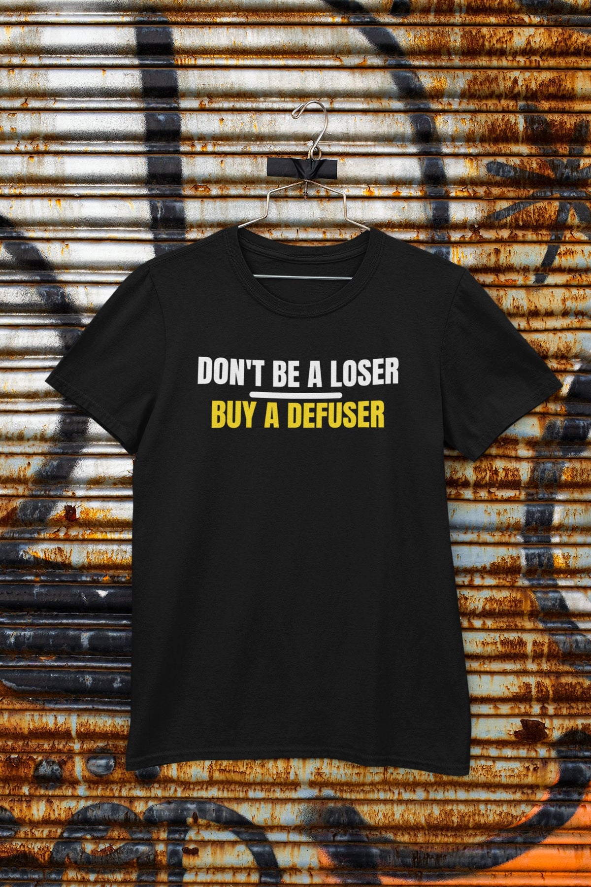 Counter Strike Global Offensive Don39t Be A Loser Buy A Defuser T Shirt Black Unisex Gaming T Shirt Perfect Gift for Gamers and CSGO Fans Graphic Tee – Warm & Stylish · Perfect For Daily Wear