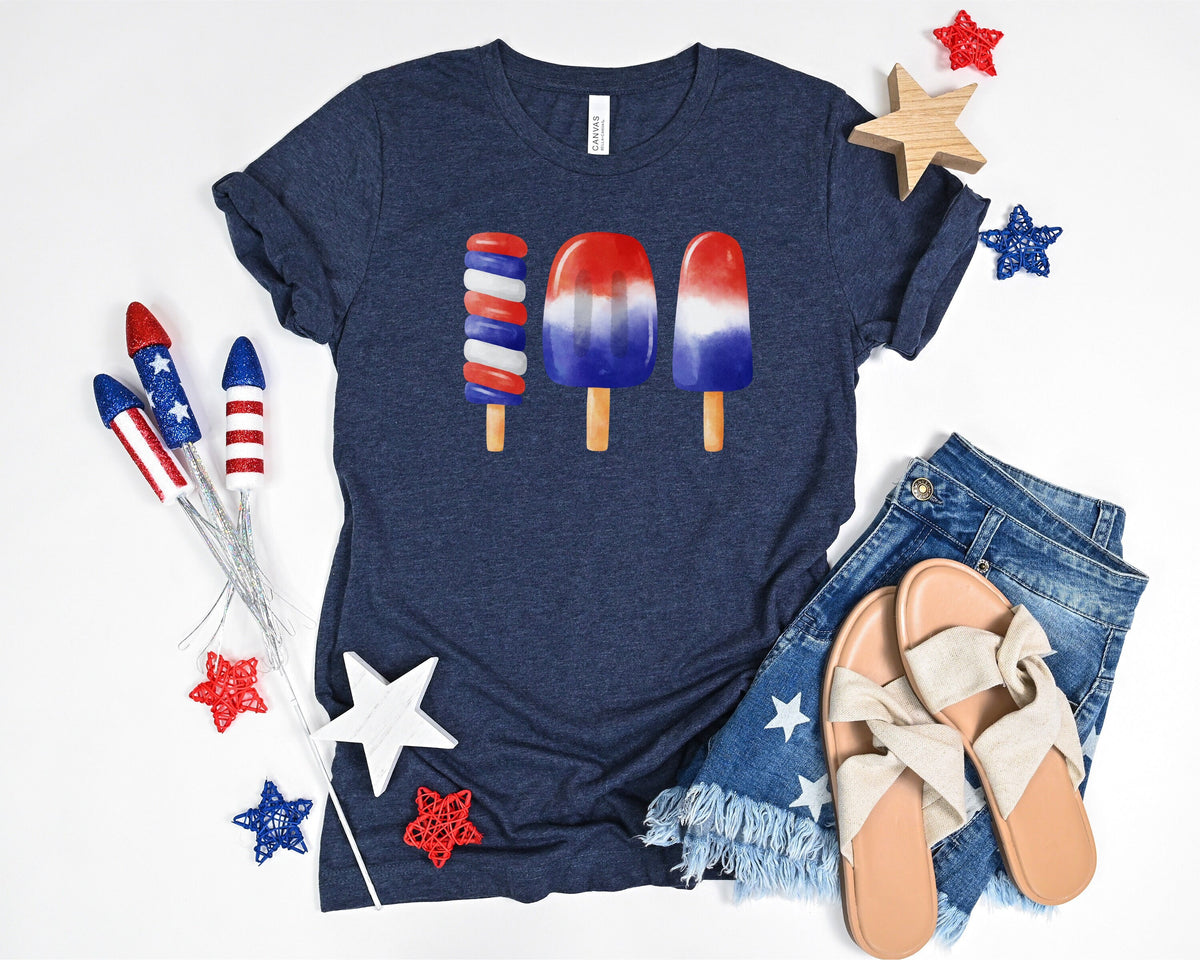 Independence Day Shirt 4th of July Tee USA Pride Memorial Day Shirt Gifts for Patriot Festive Americana Red White Blue T Shirt Graphic Tee – Soft Feel · Great Gift For Fans