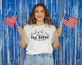 Simple Independence Day Shirt 4th of July Tee Land of the Free USA Pride Memorial Day Shirt Proud American Festive Americana Apparel Graphic Tee – Soft Feel · Must-Have Style