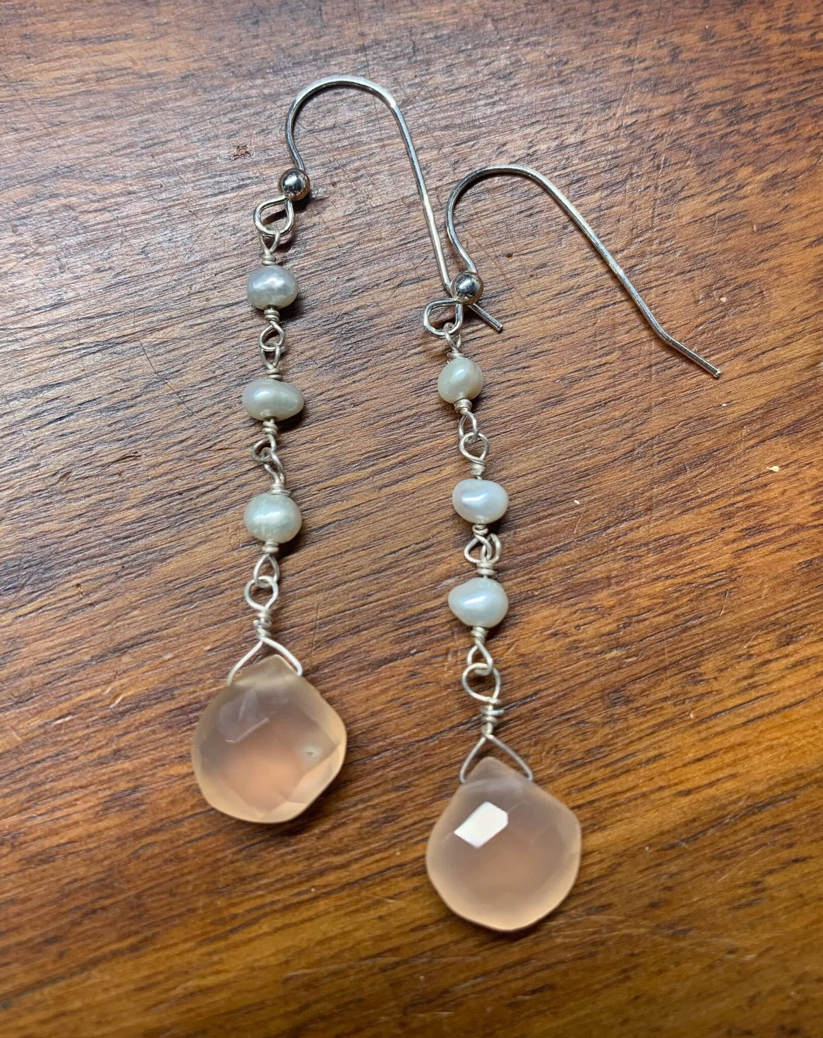 Pearl and Pink Aventurine Sterling Silver Earrings Graphic Tee – Everyday Comfort · Great Gift For Fans