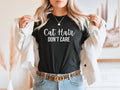 Cat Hair Dont Care Funny Shirt for Cat Lovers Cute Gifts for Cat Person Cat Owner Tshirt Cat People Humor Womens Tshirts Unisex Shirt Graphic Tee – Aesthetic Look · Trending Graphic Apparel