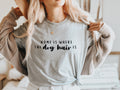 Home is Where the Dog Hair Is Funny Shirt for Dog Lovers Cute Gifts for Dog Person Dog Mom Gifts Dog People Humor Womens Tshirts Graphic Tee – Everyday Comfort · Perfect For Daily Wear