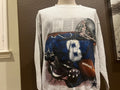 Vintage 9039s Dallas Cowboys 8 Troy Aikman Jersey Grey Crewneck Sweatshirt Size XL Sweatshirt – Soft Feel · High-Quality Print