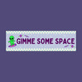 Funny Bumper Sticker for Nervous Driver Gimme Some Space Gift for New Student Driver or Anxious Driver Sticker with Star and Cute Alien Graphic Tee – Fan Favorite · Great Gift For Fans