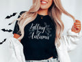Funny Fall Tshirt Falling for Autumn Cute Womens Tshirt for Halloween Fall Shirts for Her Funny Autumn Tee Womens Shirts Unisex Tee Graphic Tee – Everyday Comfort · High-Quality Print