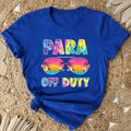 Para Off Duty Last Day Of School T Shirt End of Year Para Shirt Paraprofessional T Shirt Cute Para Teacher Tee Para Gift For Para Graphic Tee – Fan Favorite · Trending Graphic Apparel