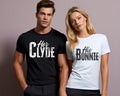 His And Hers Gifts Matching Couples Shirt Mr And Mrs TShirt Her Clyde His Bonnie Graphic Tee – Everyday Comfort · High-Quality Print
