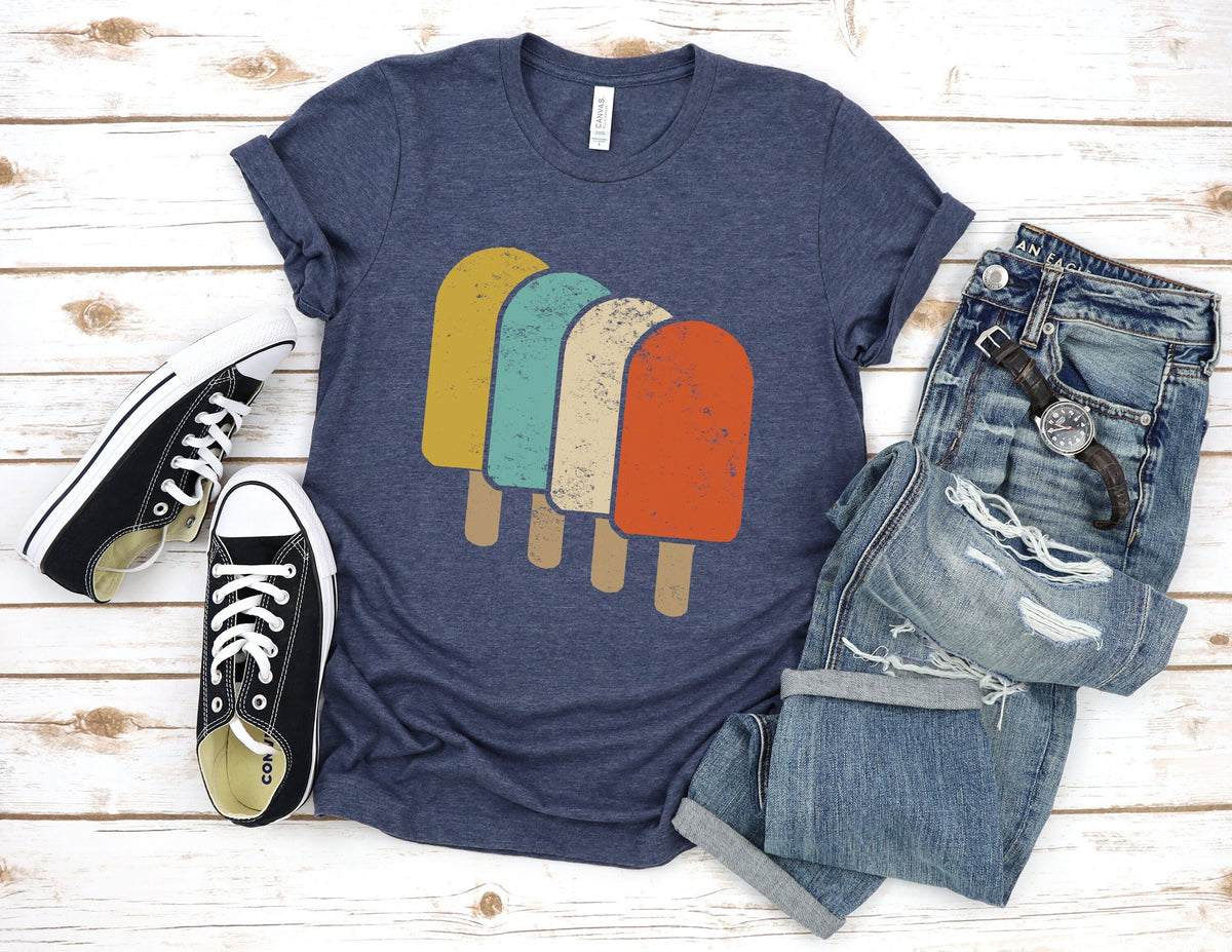 Fun Frozen Ice Cream Tee Shirt Summer Tshirt Beach Vacation Graphic Tee – Bold Style · Must-Have Style