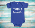 Tutu39s Favorite Cute Grandma Baby Bodysuit Tshirt or Toddler Shirt Hawaii Hawaiian Grandmother Gift or Pregnancy Announcement Graphic Tee – Everyday Comfort · Must-Have Style