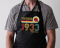 Baking Apron 91st Birthday Gifts Cotton Aprons for Men Dad 91 Years Old Bbq Summer Vintage 1933 Limited Edition Graphic Tee – Warm & Stylish · Top Pick For Any Outfit