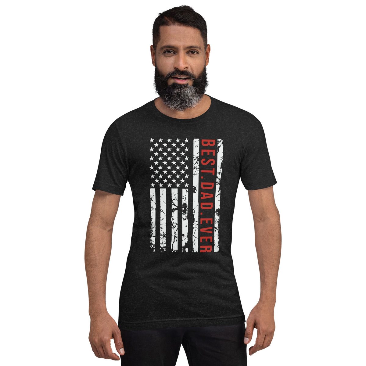 Best Dad Ever Mens Soft T shirt US Flag Graphic Tee – Everyday Comfort · High-Quality Print