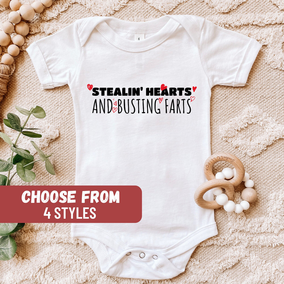Funny Valentine39s Day Baby Shirt Funny Baby Bodysuit Funny Valentine39s day Baby Bodysuit Stealin39 Hearts And Bustin39 Farts Baby Bodysuit Graphic Tee – Premium Graphic · Must-Have Style