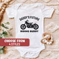 Motorcycle Baby Bodysuit Baby Bodysuit Motorcycle Baby Clothes Baby Shower Gift Baby Reveal Daddy39s Future Riding Buddy Baby Bodysuit Graphic Tee – Fan Favorite · Perfect For Daily Wear