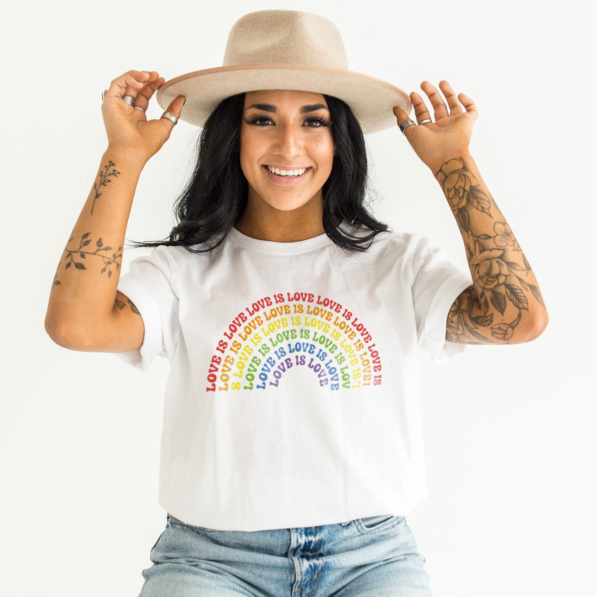 Pride Rainbow TShirt Retro Pride Shirt Love is Love TShirt Gay Pride Shirt LGBT TShirt Pride Month Shirt Graphic Tee – Cozy Vibes · Perfect For Daily Wear
