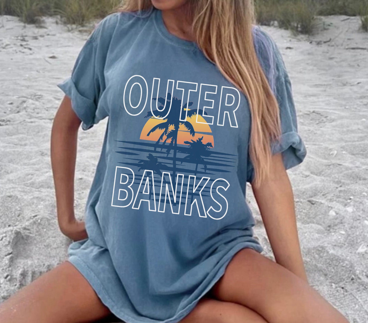Outer Banks Shirt North Caroliona Beach Tshirt Unisex Palm Trees Gift Souvenir Beach Shirt Graphic Tee – Easygoing Wear · Must-Have Style