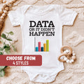 Data Baby Bodysuit Cute Data Analyst Gift Scientist Gift Science Baby Bodysuit Data Analysis Baby Bodysuit Data Analysis Baby Clothes Graphic Tee – Easygoing Wear · High-Quality Print