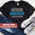 Funny Psychology Shirt Psychologist Gift Psychology Gift Psychologist Because Badass Miracle Worker Isn39t An Official Job Title TShirt Graphic Tee – Cozy Vibes · Perfect For Daily Wear