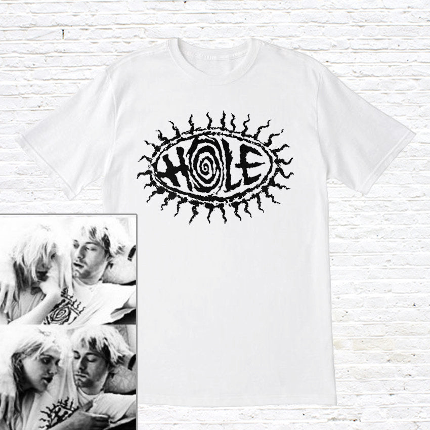 Hole T Shirt Worn by Kurt Cobain Graphic Tee – Everyday Comfort · High-Quality Print