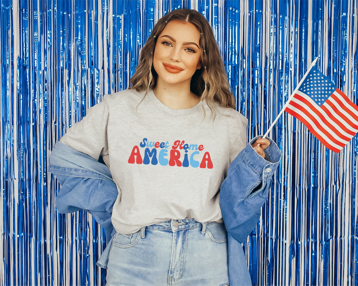 America 4th of July Tshirt American Pride Unisex Indpendence Day Shirt Vintage Americana Tshirt Retro American Nostalgia Tee July 4th Graphic Tee – Warm & Stylish · Top Pick For Any Outfit
