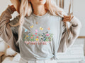 Spread Love Plant Seeds Wildflower T shirt Floral Womens Nature Tshirt Flower Shirts for Gardening Pretty Wildflower Tee Womens Shirts Graphic Tee – Warm & Stylish · High-Quality Print