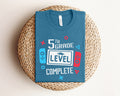 5th Grade Level Completed Gamer Graduation Shirt School Graduation TShirts Gamer Boys Girls Shirt Custom Class Matching Tees Game Over Graphic Tee – Aesthetic Look · Great Gift For Fans