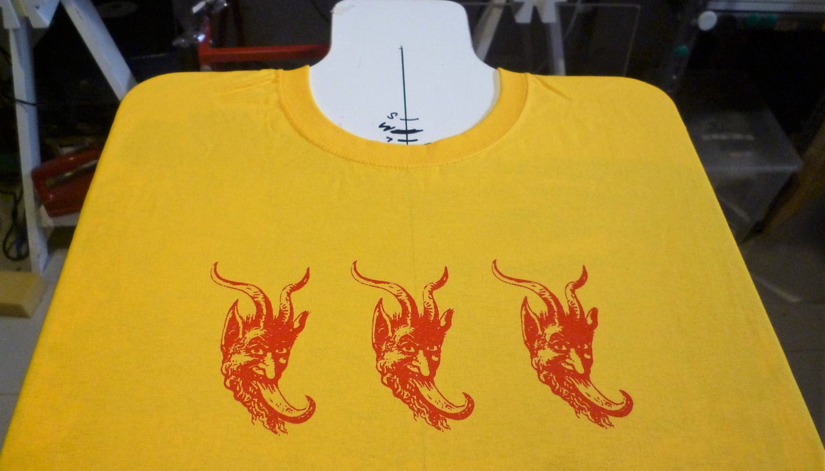 3 DEVIL FACES T SHIRT Graphic Tee – Aesthetic Look · Great Gift For Fans