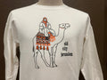 Vintage 9039s Old City Jerusalem Camel White Crewneck Sweatshirt Size M Sweatshirt – Aesthetic Look · High-Quality Print