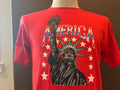 Vintage 8039s America Statue of Liberty Red T Shirt Size L Graphic Tee – Cozy Vibes · Must-Have Style