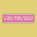 Funny Bumper Sticker for Wedding Photographer or Family Photographer Cute Boho Gift for Photography Major or Instructor Retro Groovy Vibe Graphic Tee – Easygoing Wear · Perfect For Daily Wear