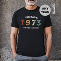 Vintage Birthday Shirt Mens Birthday TShirt Birthday TShirt For Husband Dads Birthday TShirt Personalised Retro Birthday TShirt Graphic Tee – Aesthetic Look · Great Gift For Fans