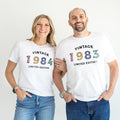 Vintage Birthday TShirt Retro Birthday Shirt Birthday Shirt For Uncle Aunty Birthday TShirt Custom Year Birthday TShirt Graphic Tee – Warm & Stylish · Perfect For Daily Wear
