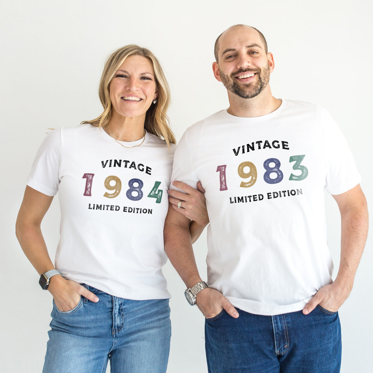 Vintage Birthday TShirt Retro Birthday Shirt Birthday Shirt For Uncle Aunty Birthday TShirt Custom Year Birthday TShirt Graphic Tee – Warm & Stylish · Perfect For Daily Wear