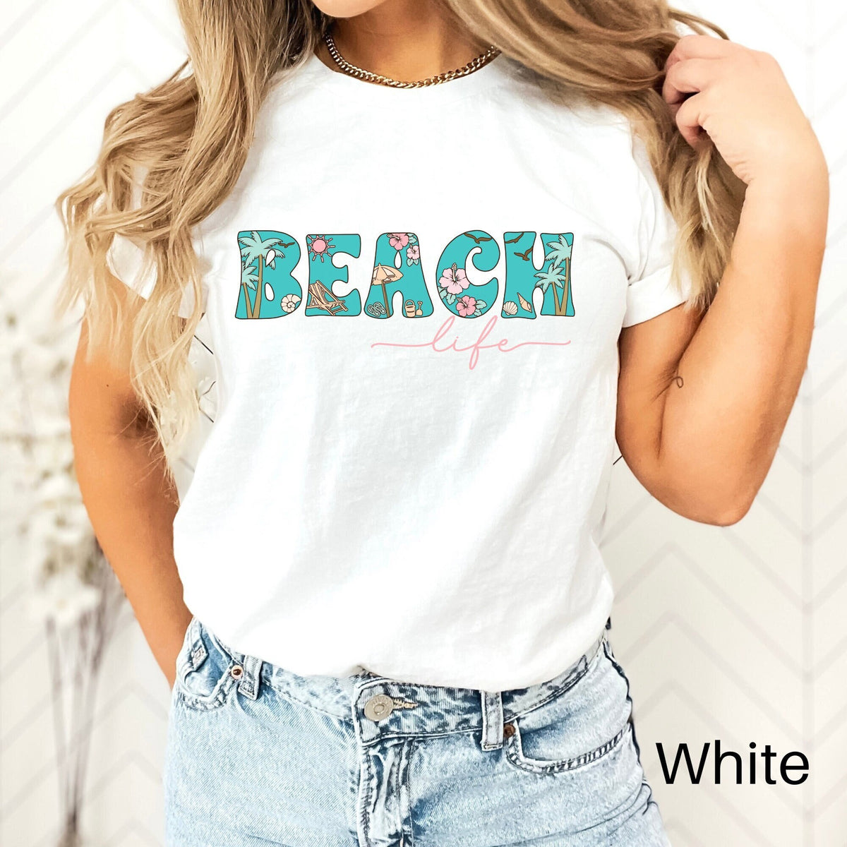 Beach Life Shirt Vacation Tshirt Summer Gift Cute Summer Shirt Retro Summer Shirt Beach Vacation Beach Lover Shirt Beach Trip Shirt Graphic Tee – Easygoing Wear · Perfect For Daily Wear